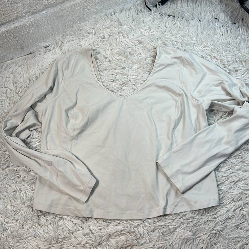 Lululemon Align Long Sleeve Shirt White Opal